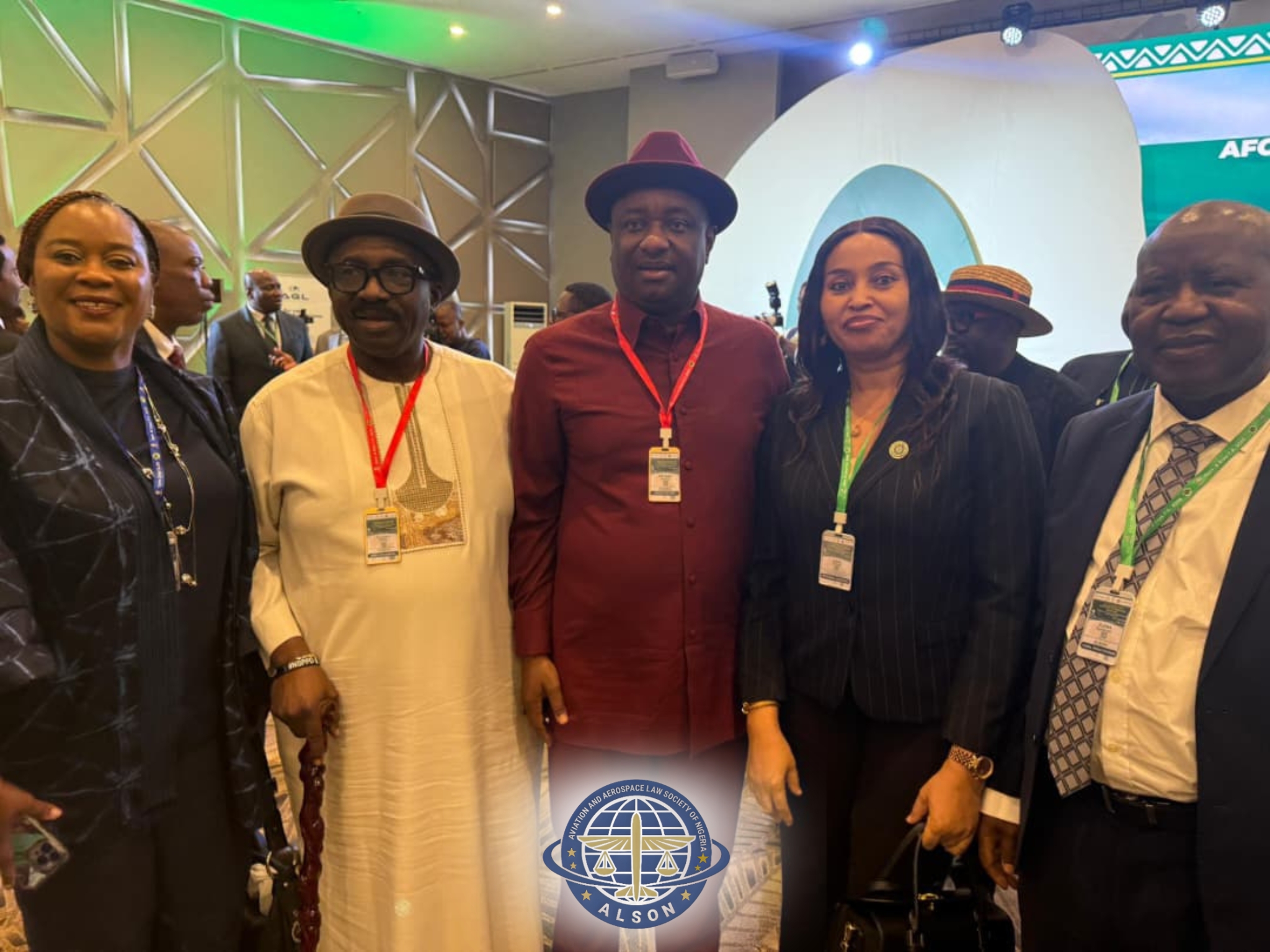 hma&a, dg ncaa and md faan at the african and aerospace university stand on the 2nd day of afcac saatm conference