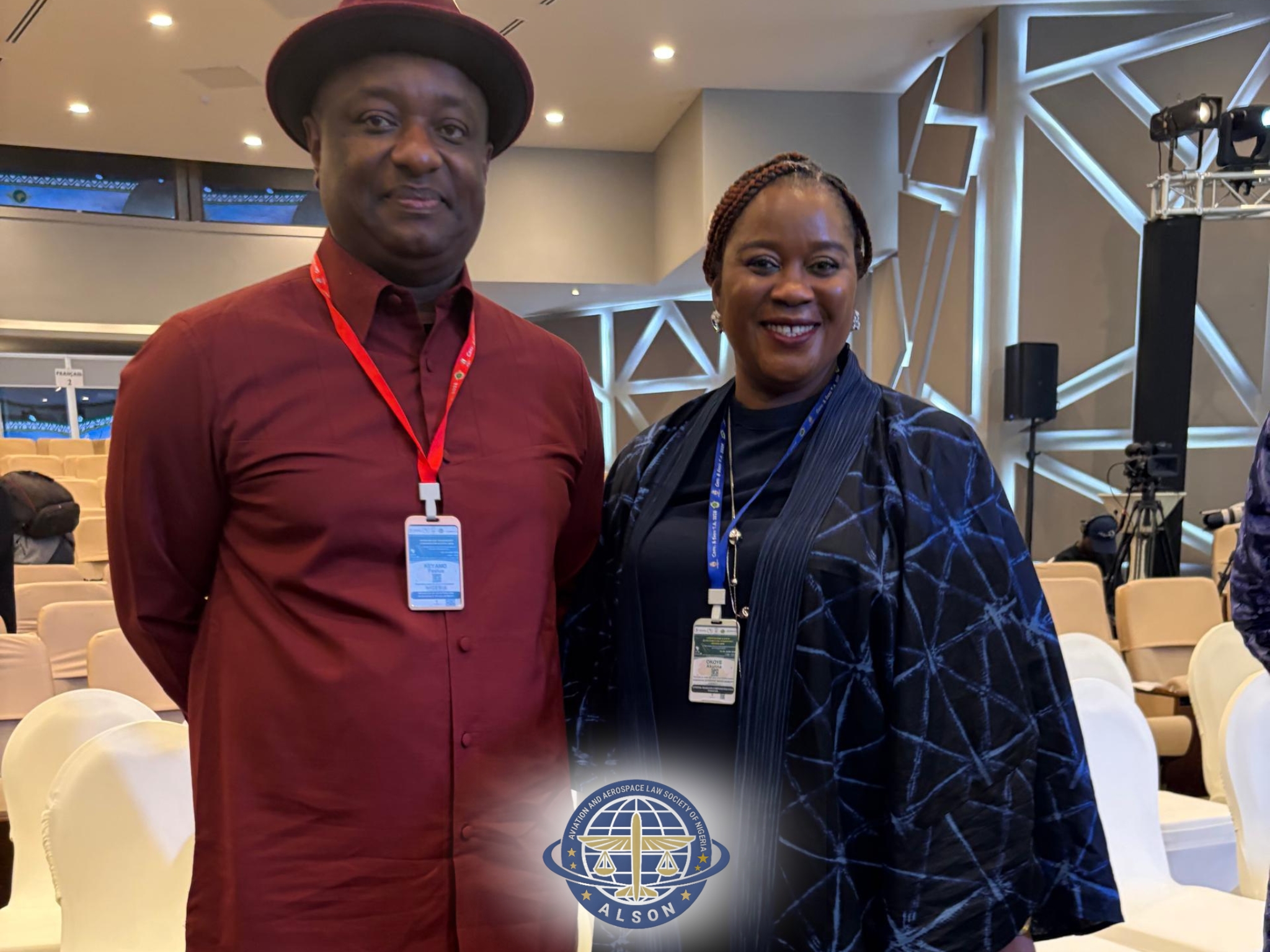 With The Secretary General Of AFCAC Mrs. Adefunke Adeyemi 1